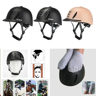 Casque d'équitation léger et résistant pour enfants casquette de tête de sport casques