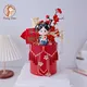 Décoration de gâteau d'anniversaire de style chinois pour enfants reine fille dessin animé fête
