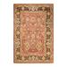 Overton Hand Knotted Wool Vintage Inspired Traditional Mogul Orange Area Rug - 6'1" x 9'0"