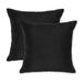 19” Square Outdoor/Indoor Zippered Pillow Cover, (set of 2) By Austin Horn Classics