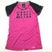 Adidas Tops | Adidas Graphic Tee Run Pink Athletic Xs Women Logo | Color: Black/Pink | Size: Xs