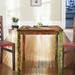 Loon Peak® Lara Rectangular Table, Counter Height, 55 X 35 Inches Wood in Brown | 35 H x 55 W x 35.5 D in | Wayfair