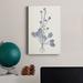 Winston Porter Navy Botanicals VIII Premium Gallery Wrapped Canvas - Ready To Hang Canvas, in Blue/Indigo/Pink | 24 H x 24 W x 1 D in | Wayfair