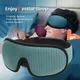 Masque de sommeil 3D pour les yeux bandés aide au sommeil cache-yeux patchs de sommeil masque