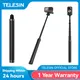 TELESIN-Perche à selfie monopode extensible en fibre de carbone 116cm avec vis 1/4 pour GoPro