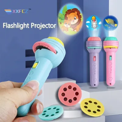 Lampe torche de budgétaire de livre d'histoire endormie pour bébé lampe de poche jouet d'éducation