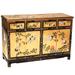 Gold Lacquer Sideboard - Cranes
