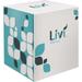 "Livi Facial Tissue, 2-Ply, 100 Tissue Box, 36 Boxes in White, SOL11516 | by CleanltSupply.com"