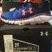 Under Armour Shoes | New Under Armour 3y Bps X Level Scramjet 2 Sneaker | Color: Blue | Size: 3b