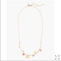 Madewell Jewelry | Madewell Daisy Bar Necklace | Color: Gold/Red | Size: Os