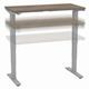 Move 40 Series by Bush Business Furniture 48W x 24D Electric Height Adjustable Standing Desk in Modern Hickory - M4S4824MHSK