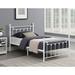 Andover Mills™ Angela Platform Bed, Steel in White | 38.5 H x 40.25 W x 79 D in | Wayfair E7FE0FEE2C514947849FD2F7F1AD187E