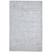 One of a Kind Hand-Woven Modern 5' x 8' Solid Wool Grey Rug - 5' x 8'