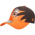 Men's New Era Brown/Orange Cleveland Browns Surge 39THIRTY Flex Hat