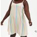 Torrid Dresses | Multicolored Stripe Challis Trapeze Dress | Color: Red | Size: 2x