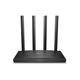 TP-Link Archer C6 Dualband Gigabit WLAN-Router (867Mbit/s 5GHz + 300Mbit/s 2,4GHz, 4 Gigabit LAN-Port, MU-MIMO, IPTV, Unterstützt keine DSL-Funktion