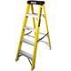Excel Electricians Fibreglass 4 Step Ladder 1.3m Height - Heavy Duty 5 Treads ladder, foldable ladder, folding step ladder, lightweight step ladder, fibreglass step ladder