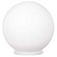 Britalia White Opal Glass Globe Shade Modern Table Desk Lamp Light | 20cm Diameter | 1 x ES E27 Lamp Bulb Required (Not Included) | 240 Volts