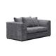 Huge Sale Jumbo Cord Corner Sofa, 3+2 Seater sofa Settee, Full Jumbo Cord Fabric in Grey, sofa sets for living room 3 2 (Grey, 2 Seater Sofa)