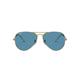 Ray-Ban Unisex Rb3025 Sunglasses, Legend Gold/Blue Polarized, 55 mm UK
