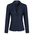 YFFUSHI Women Office Work Suit Blazer Long Sleeves Classic Formal Casual Jacket Coat Navy