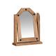 Corona FARMHOUSE STYLE DISTRESSED WAXED PINE SINGLE SWIVEL DRESSING TABLE MIRROR