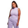 Urban Classics Damen Ladies Sleeveless Turtleneck Shapewear Ganzkörper-Body, Lavender, XS