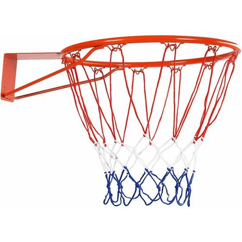 Basketballkorb mit Ring und Netz, Basketballring mit Standard Rim φ 45 cm, Basketball Board aus