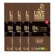 Lovechock Extreme Dark, 99 % Kakao, Tafel 4x70 g Schokolade