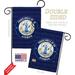 Breeze Decor 2-Sided 19 x 13 In. Air Force Proud Uncle Airman Garden Flag Set in Blue/White | 18.5 H x 13 W in | Wayfair