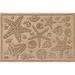 Matterly WaterHog Beachcomber 23 in. x 35 in. Indoor Outdoor Door Mat Synthetics in Brown | Wayfair 20662500023