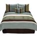 Latitude Run® Green/Microfiber 6 Piece Comforter Set Microfiber in Blue | Queen Comforter + 5 Additional Pieces Included | Wayfair