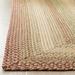 Orange 0.25 in Area Rug - August Grove® Georgina Geometric Braided Rust/Area Rug, Polypropylene | 0.25 D in | Wayfair AGGR3101 38150166