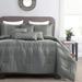 Latitude Run® Imari Microfiber 7 Piece Comforter Set Polyester/Polyfill/Microfiber in Gray | King Comforter + 6 Additional Pieces | Wayfair