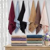 Eider & Ivory™ Altom 600 GSM Egyptian-Quality Cotton Bath Towel Set Terry Cloth in Brown | 30 W in | Wayfair CHMB1351 39731306