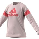 Adidas Tops | Adidas Women’s Favorite Sweatshirt Cozy Top New | Color: Pink | Size: L