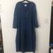 Zara Dresses | Denim Dress | Color: Blue | Size: M