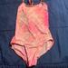 Nike Swim | Girls Size M, Nike One Piece Bathing Suit. | Color: Pink/White | Size: 10g