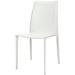 SAFAVIEH Dining Metropolitan Stackable Jazzy Vinyl White Dining Chairs (Set of 2) - 18.9" x 22.8" x 35.8"