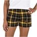 Women's Concepts Sport Black/Gold Wyoming Cowboys Ultimate Flannel Sleep Shorts
