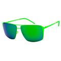 Italia Independent Men's 0210-033-000 Sunglasses, Green (Verde), 61.0