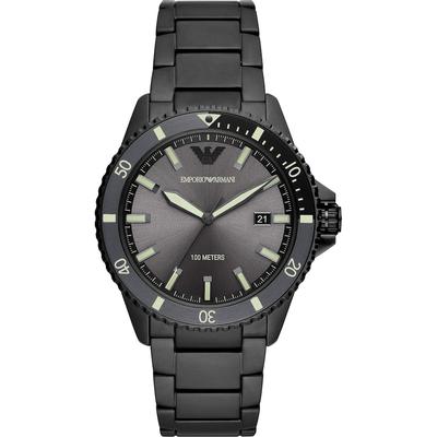Emporio Armani Herrenuhr Edelstahl One Size Herren Image