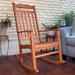 Frontera Worlds Finest Rocker Rocking Chair Wood/Solid Wood in Brown | 48 H x 27 W x 34 D in | Wayfair WTG-IN-713-1-0