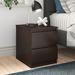 Zipcode Design™ Kepner 2 - Drawer Nightstand Wood in Brown | 19.49 H x 15.91 W x 19.69 D in | Wayfair ZPCD3909 41971317