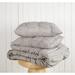 House of Hampton® Galbraith Texture Comforter Set Polyester/Polyfill/Microfiber in Gray | Queen Comforter + 2 Standard Shams | Wayfair