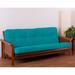 Full Medium 5" Foam Mattress - Alwyn Home Dicha Cold Size Futon in Green/Blue | 75 H x 54 W 5 D Wayfair EE7034B628A144F7B87F61BF81DEF6D1