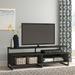 Wrought Studio™ Gilmore TV Stand for TVs up to 65" Wood/Metal in Black | 19.6 H in | Wayfair DB4F0A4FED18477B9338B141572019FA