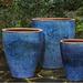 Dakota Fields Borger 3 - Piece Glazed Terracotta Pot Planter Set Clay & Terracotta in Blue | Wayfair BLMK2097 43897236