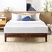 Lark Manor™ Amaryn Solid Wood Platform Bed Wood in Black | 12 H x 59.5 W x 79.5 D in | Wayfair 6A970C505C66481AAD730AAC18228AB5