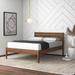 George Oliver Jennett Solid Wood Platform Bed Wood in Brown | 41.34 H x 78.15 W x 85.04 D in | Wayfair 743B2166C79642BF974F56CF6B3AAEB3